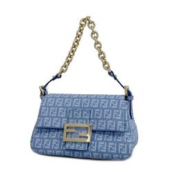 Fendi Zucchino handbag blue for women