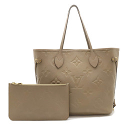 LOUIS VUITTON Louis Vuitton Monogram Empreinte Neverfull MM Tote Bag Shoulder Tourterelle Greige M45686