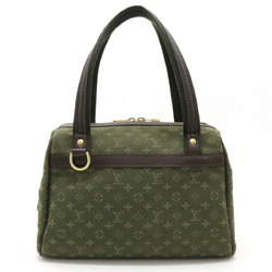 LOUIS VUITTON Louis Vuitton Monogram Josephine PM Handbag Canvas Leather TST Khaki M92415