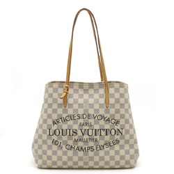 LOUIS VUITTON Damier Azur Cabas MM Tote Bag Shoulder N41375