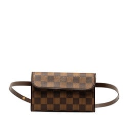 Louis Vuitton Monogram Pochette Florentine Special Order Waist Bag Shoulder N51857 Brown PVC Leather Women's LOUIS VUITTON