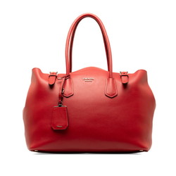 Prada Tote Bag Handbag BR5071 Red Leather Women's PRADA