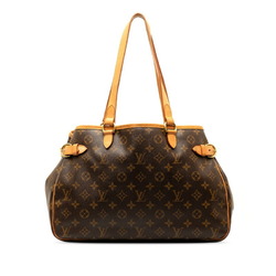 Louis Vuitton Monogram Batignolles Horizontal Shoulder Bag M51154 Brown PVC Leather Women's LOUIS VUITTON