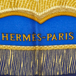 Hermes Carré 90 Poste et Cavalerie Saber Ornament Bag Scarf Muffler Navy Multicolor Silk Women's HERMES