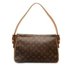 Louis Vuitton Monogram Vivacite GM Bag M51163 Brown PVC Leather Women's LOUIS VUITTON