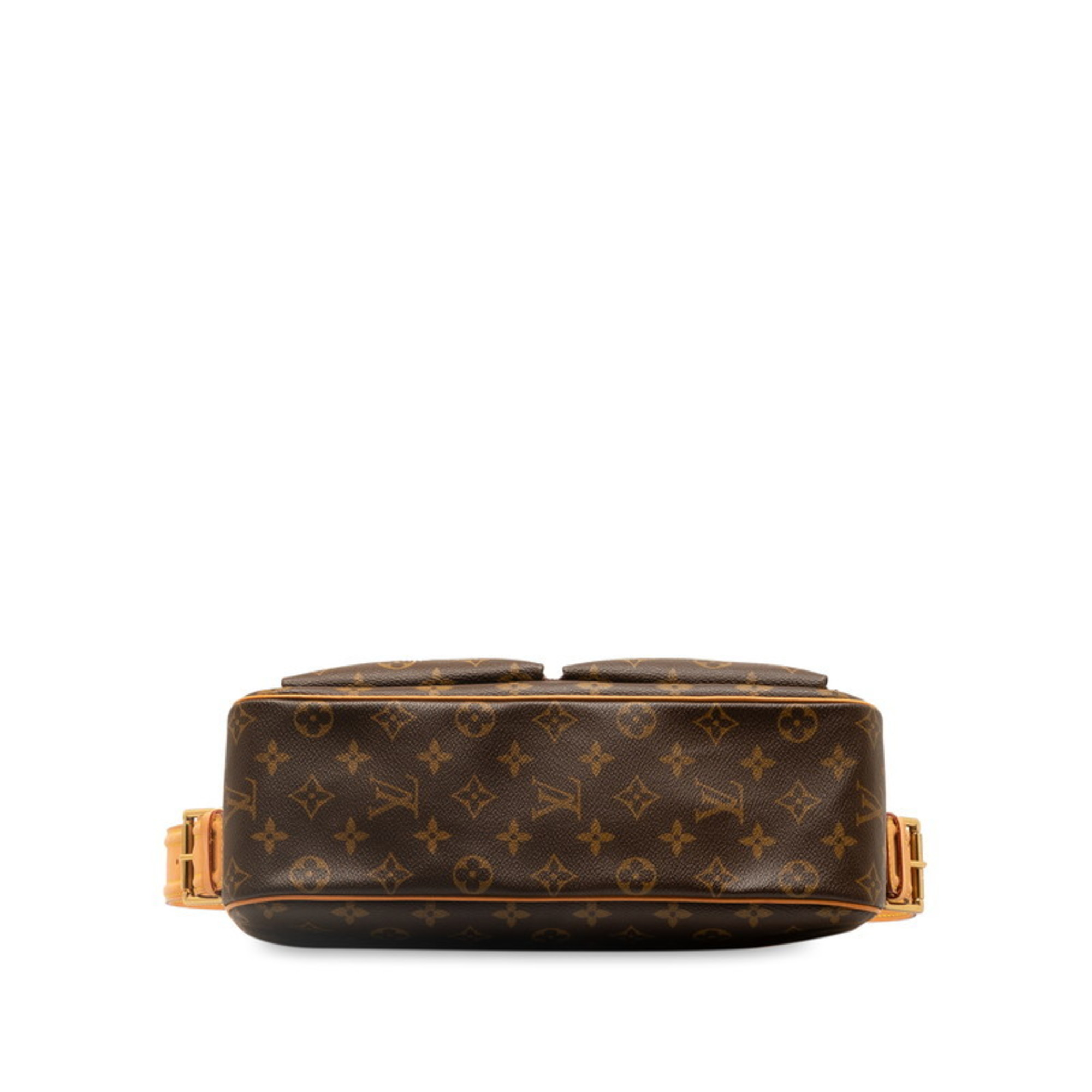 Louis Vuitton Monogram Vivacite GM Bag M51163 Brown PVC Leather Women's LOUIS VUITTON