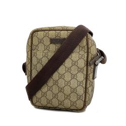 Gucci Shoulder Bag GG Supreme 122754 Brown Men's Women's