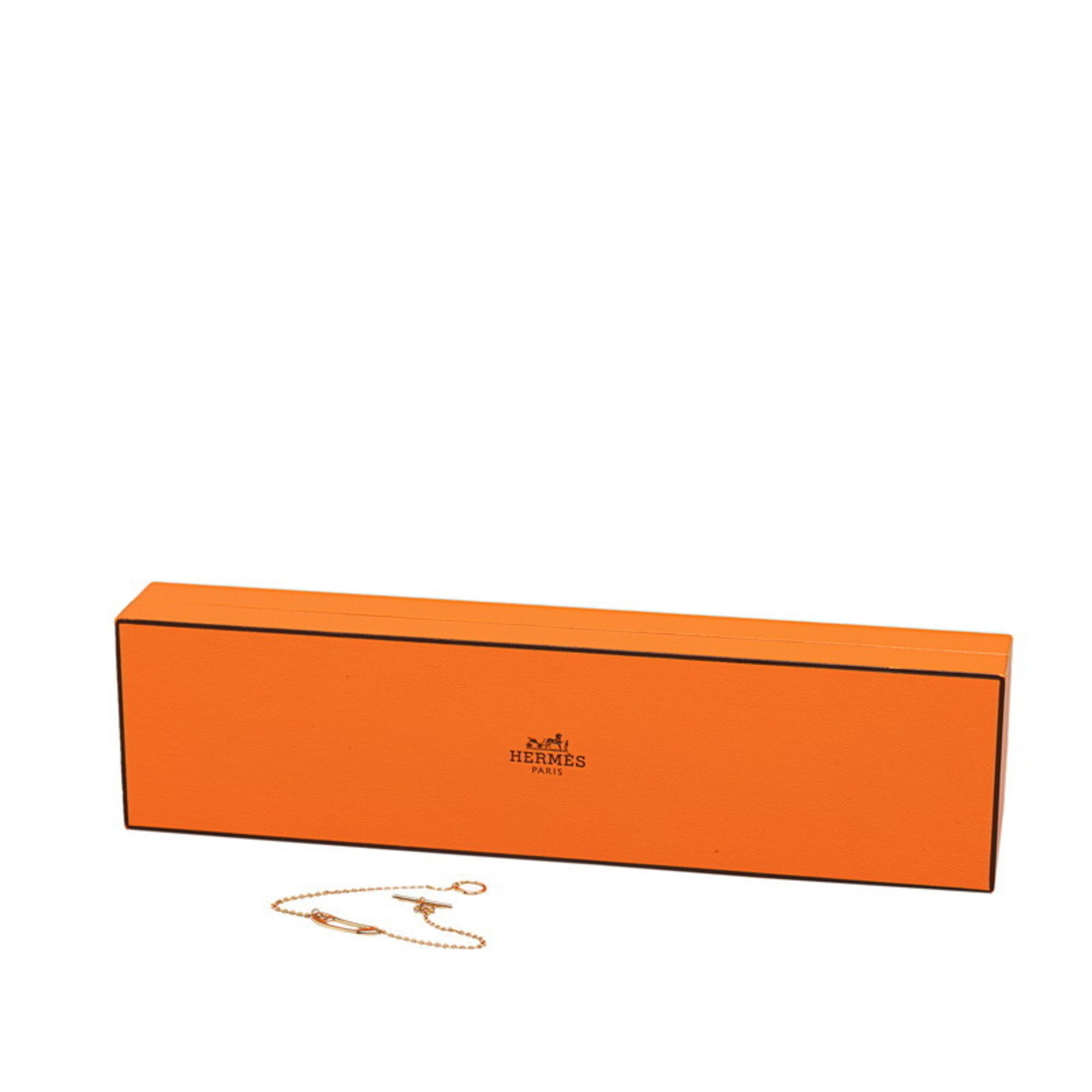 Hermes Chaine d'Ancre Punk Bracelet Size: SH K18PG Pink Gold Women's HERMES