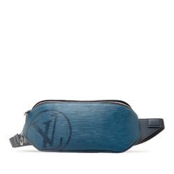 Louis Vuitton Epi Bum Bag LV Circle Waist Pouch Body M53301 Azure Blue Leather Women's LOUIS VUITTON