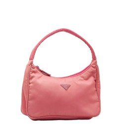 PRADA handbag pink nylon women's