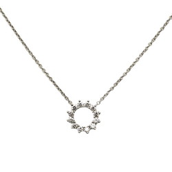 Tiffany Circle Necklace Pt950 Platinum Women's TIFFANY&Co.