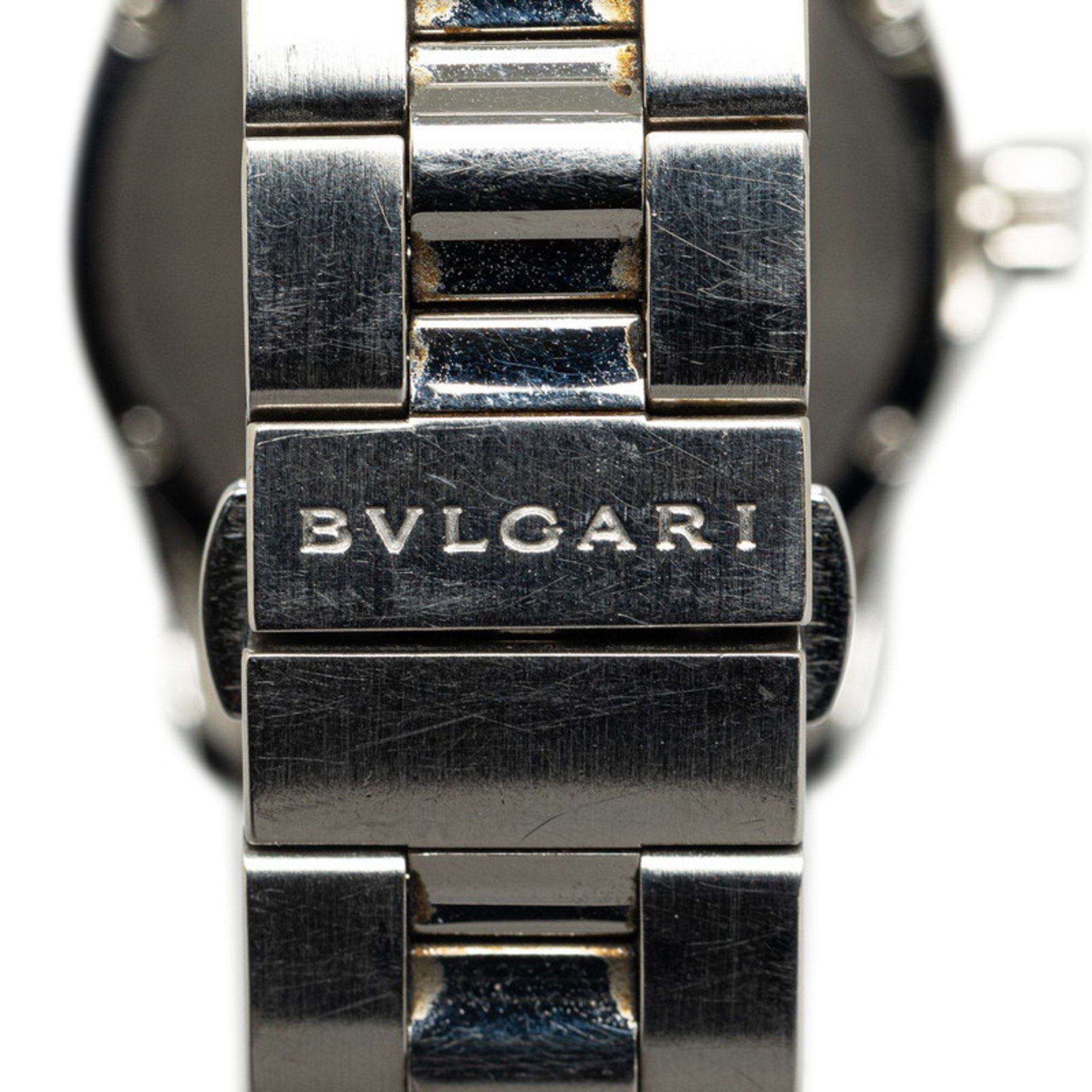 BVLGARI Solotempo Watch ST30S Quartz Black Dial Stainless Steel Women's