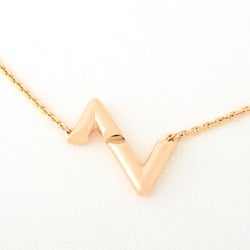 Louis Vuitton K18 Necklace LV Volt Upside Down 45cm E-153913