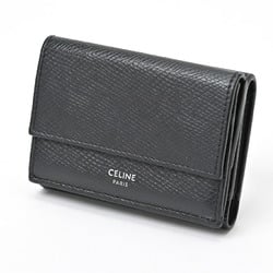 CELINE Folded Compact Wallet 10E603BEL.38SI Black S-155620