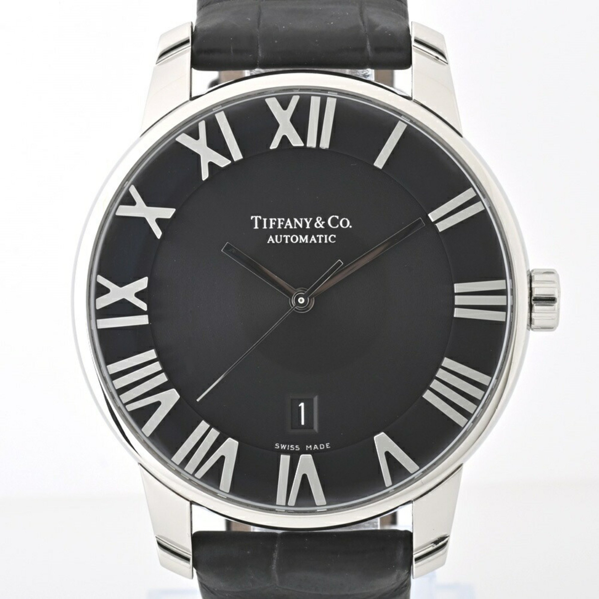Tiffany Atlas Dome Date Z1810.68.10A10A50A Automatic Watch 69944