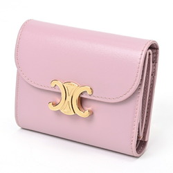 CELINE Triomphe Small Wallet 10D78 Dull Pink E-155584