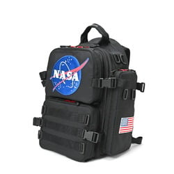 BALENCIAGA NASA Space Backpack 659147 Canvas Black S-155532