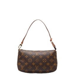 Louis Vuitton Monogram Pochette Accessory Handbag Pouch M51980 Brown PVC Leather Women's LOUIS VUITTON