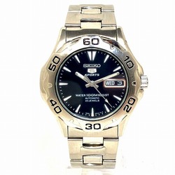Seiko 5 Sports 7S36-00A0 Automatic Black Dial Watch Men's Wristwatch