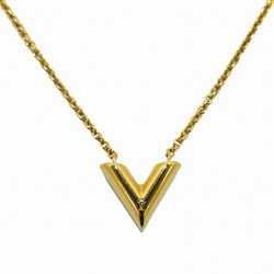 Louis Vuitton Essential V Necklace Gold M61083 Accessories Unisex