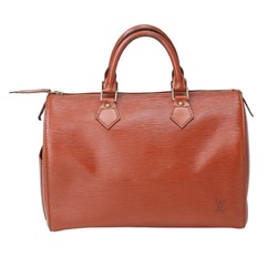 Louis Vuitton LOUIS VUITTON Handbag Boston Epi Speedy 30 Leather M43003 Kenya Brown LV