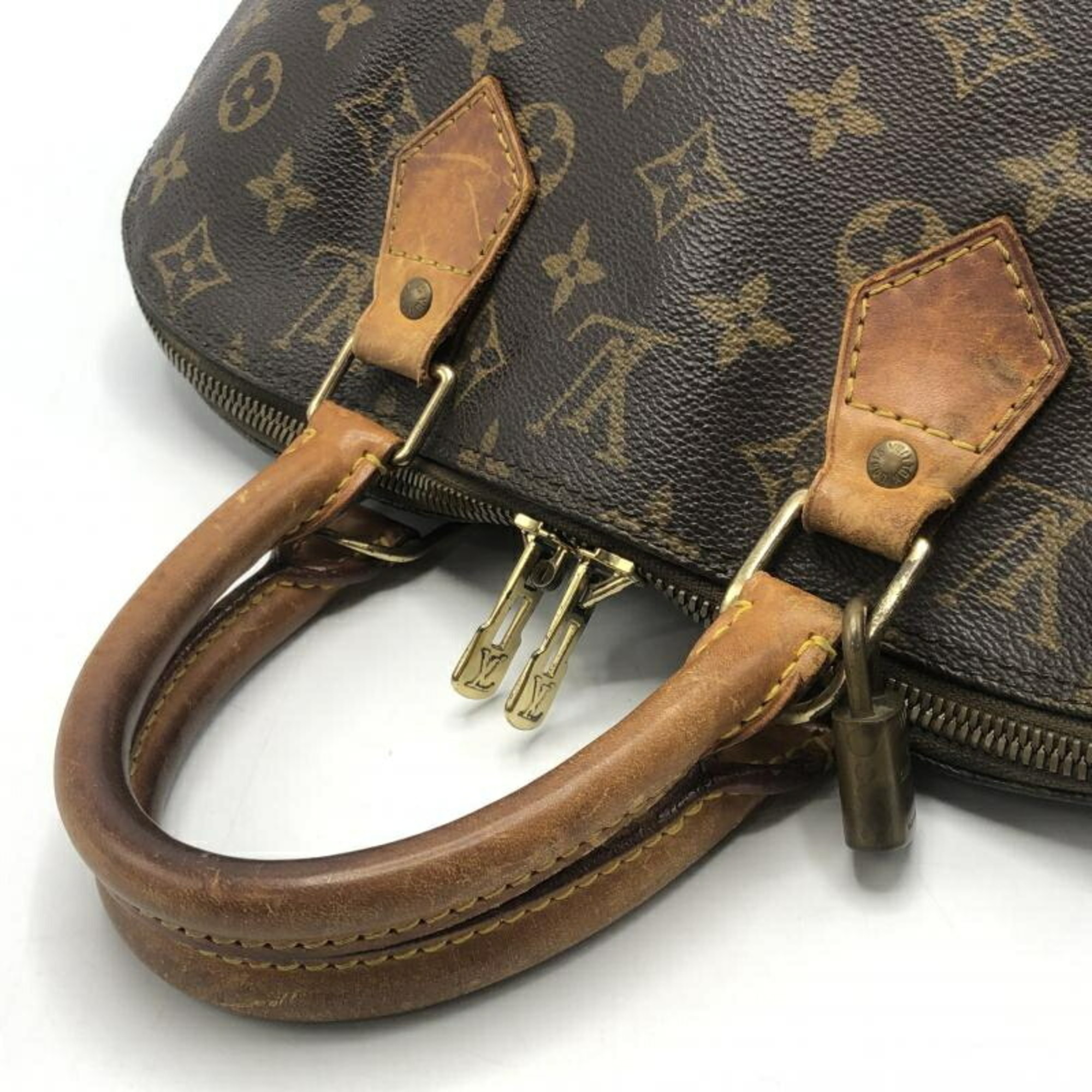 LOUIS VUITTON Alma Handbag M51130 Monogram Brown Louis Vuitton