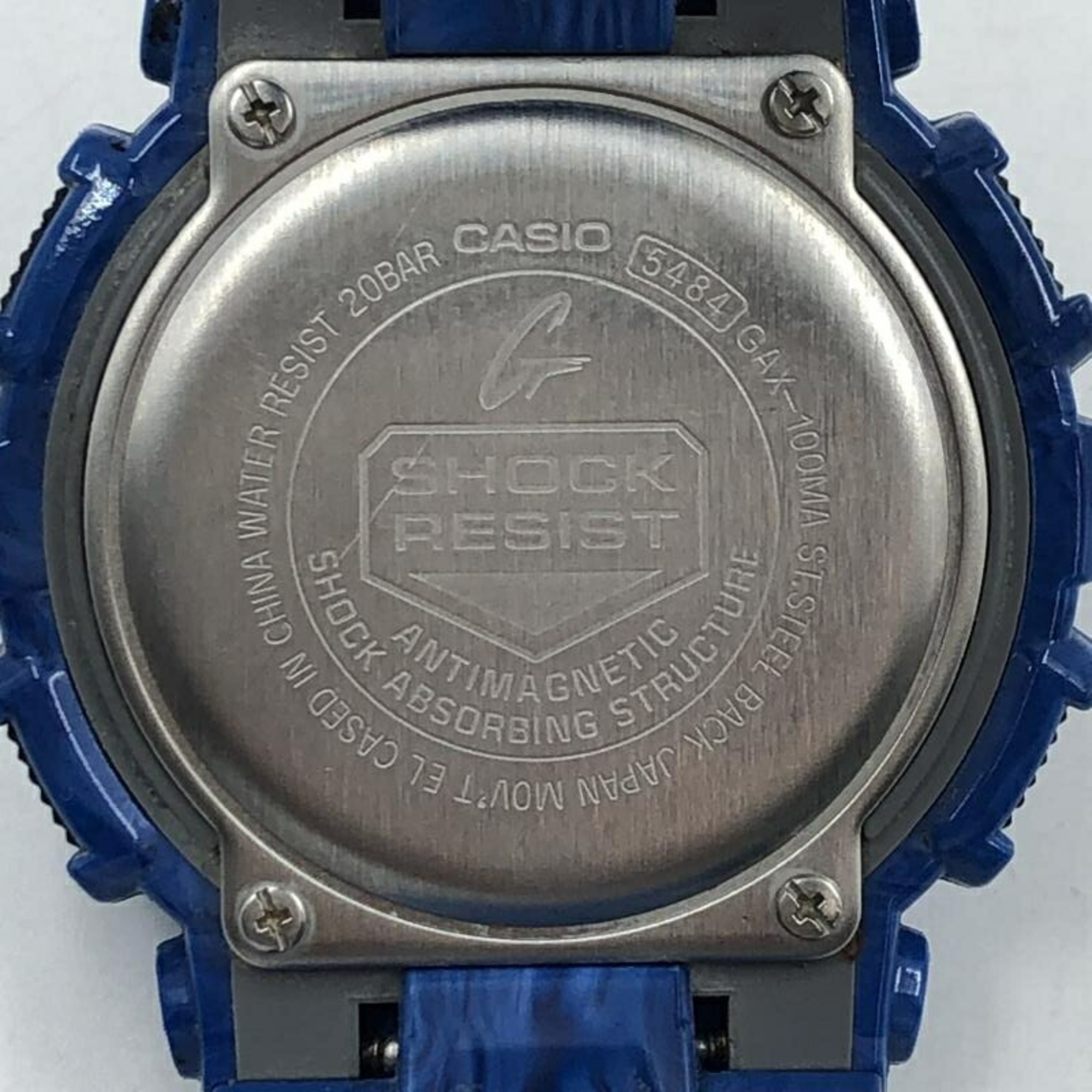 CASIO G-SHOCK Watch GAX-100MA G-Shock Quartz Blue