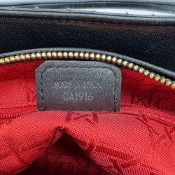 Christian Dior Lady Cannage Black Medium Lambskin Handbag for Women with G Hardware