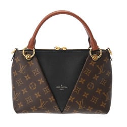 LOUIS VUITTON Louis Vuitton Monogram V Tote BB Noir M43976 Women's Leather Canvas Handbag