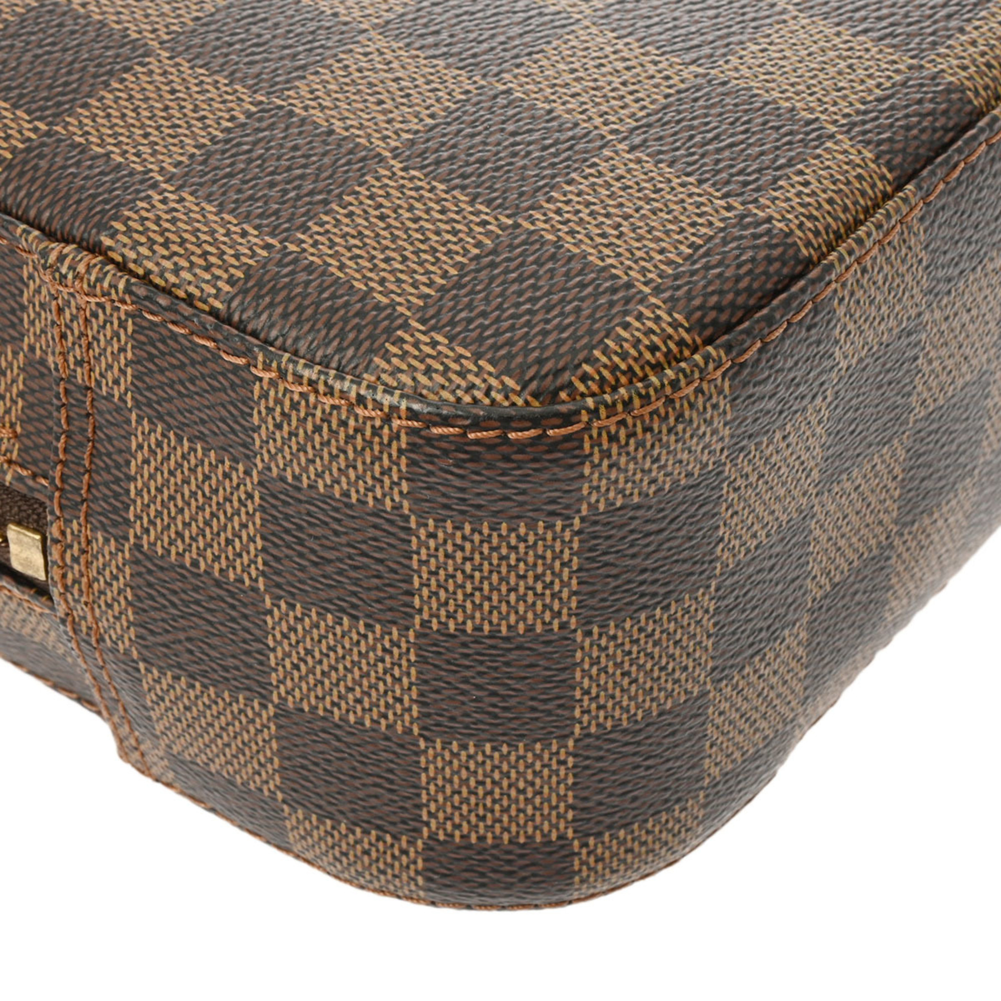 LOUIS VUITTON Damier Spontini SP Order Brown N48021 Unisex Canvas Handbag