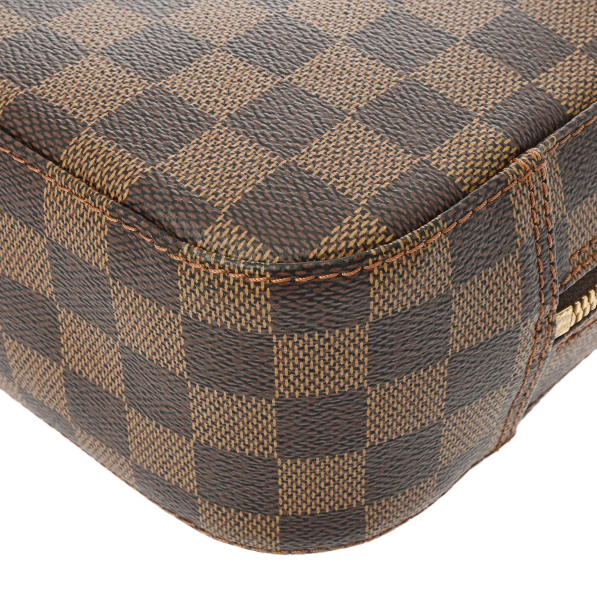 LOUIS VUITTON Damier Spontini SP Order Brown N48021 Unisex Canvas Handbag