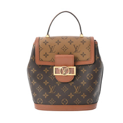LOUIS VUITTON Louis Vuitton Monogram Reverse Dauphine Backpack Brown M45142 Women's Canvas Backpack/Daypack