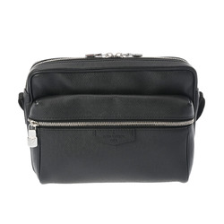 LOUIS VUITTON Taiga Outdoor PM Noir M33435 Men's Leather Shoulder Bag