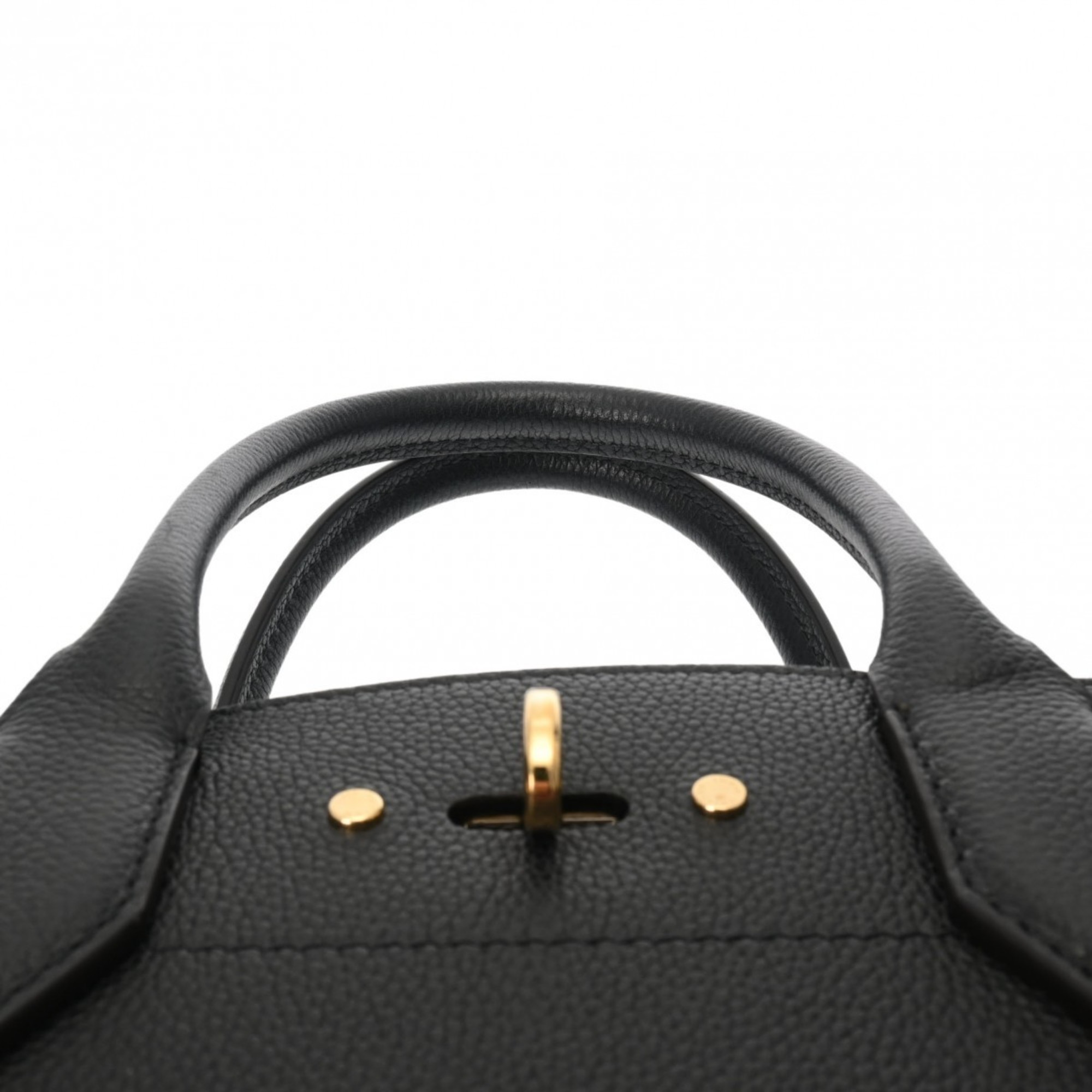 LOUIS VUITTON City Steamer MM Black/Bordeaux - Women's Taurillon Leather Handbag