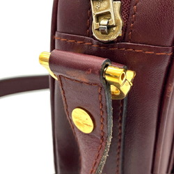 Cartier Must Line Shoulder Bag Leather Bordeaux