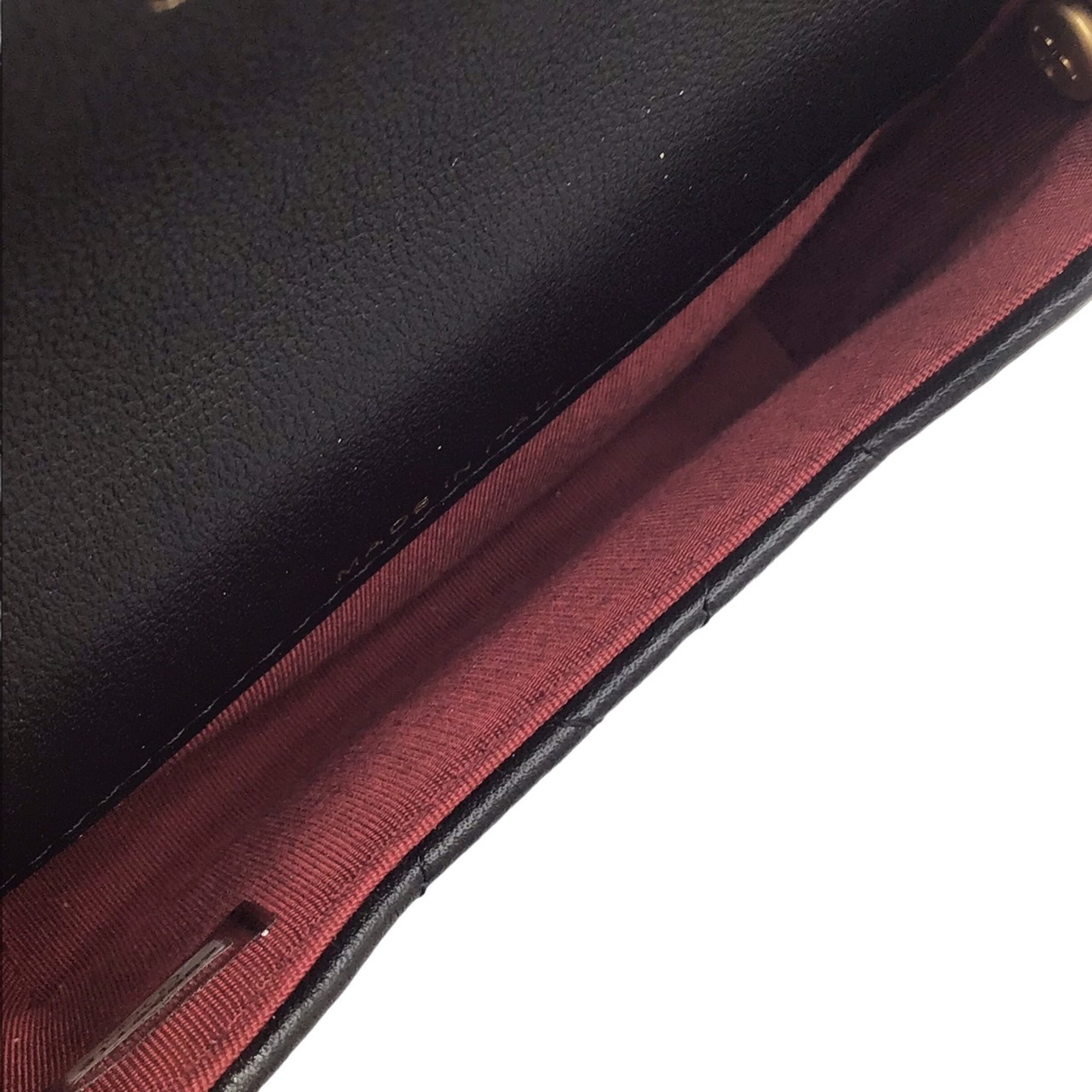 CHANEL Chanel Matelasse Pearl Shoulder Wallet Chain Bag Card Case Business Holder Women Men