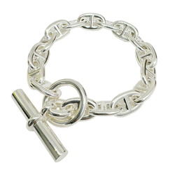 HERMES Chaine d'Ancre MM Bracelet 16 links 17.5cm 57.3g SILVER AG925 Silver for Women and Men