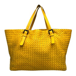 BOTTEGA VENETA Bottega Veneta Intrecciato Tote Bag Leather Yellow Women's Men's