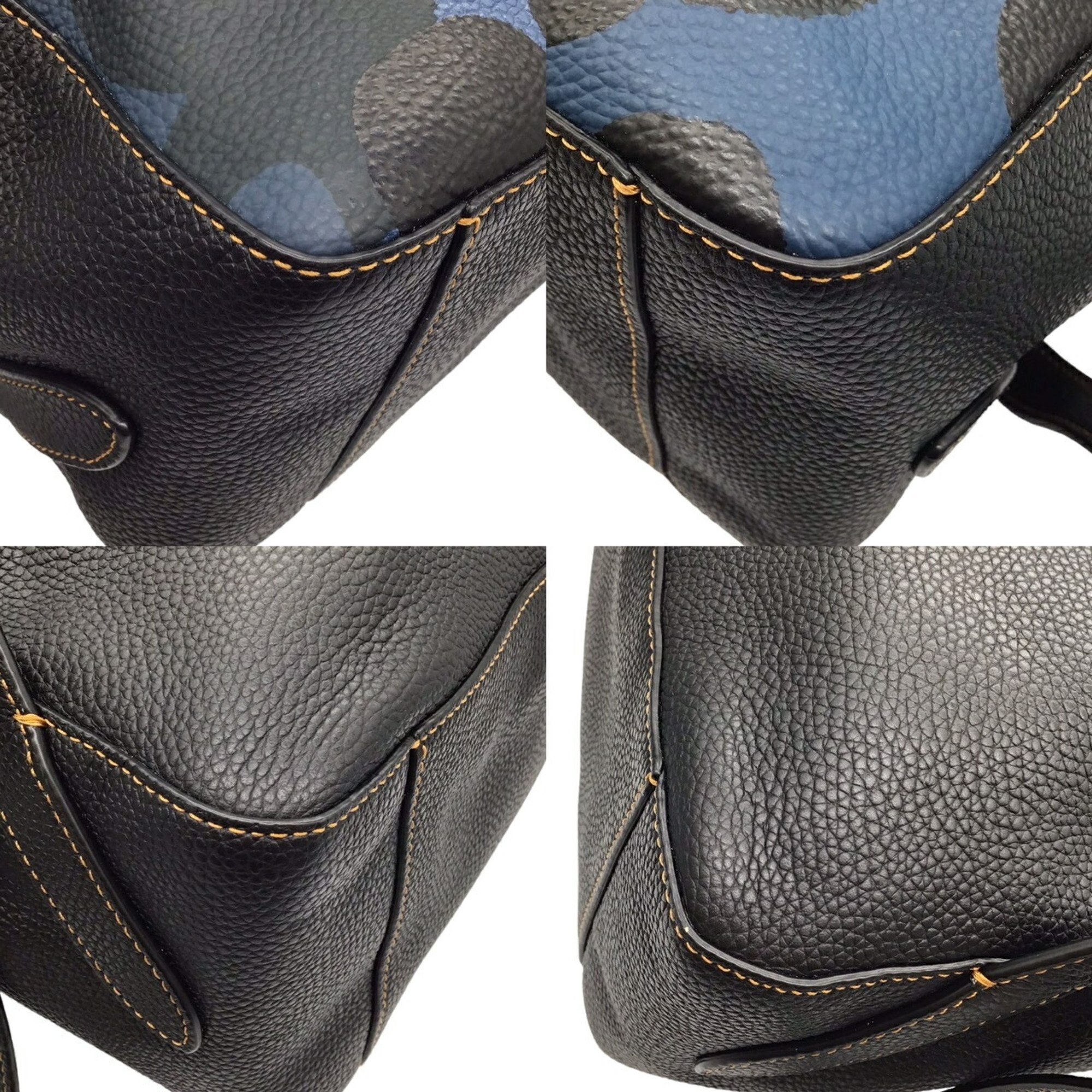 COACH camouflage rucksack backpack blue black bag for men women unisex