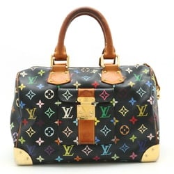 LOUIS VUITTON Louis Vuitton Monogram Multicolor Speedy 30 Handbag Boston Bag Noir Black M92642
