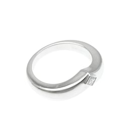 Cartier Triandre Ring White Gold (18K) Fashion Diamond Band Ring Silver