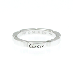 Cartier Maillon Panthere White Gold (18K) Fashion No Stone Band Ring Silver