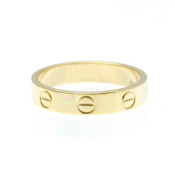 Cartier Love Mini Love Ring Yellow Gold (18K) Fashion No Stone Band Ring Yellow Gold