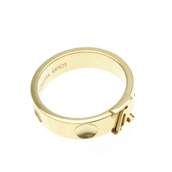 Louis Vuitton Berg Amplant Q9K98D Yellow Gold (18K) Fashion No Stone Band Ring Gold