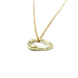 Tiffany Open Heart Yellow Gold (18K) Diamond Men,Women Fashion Pendant Necklace
