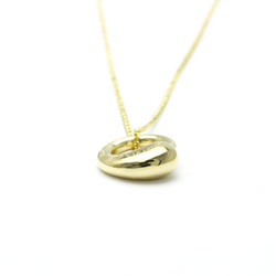 Tiffany Eternal Circle Yellow Gold (18K) No Stone Men,Women Fashion Pendant Necklace (Gold)