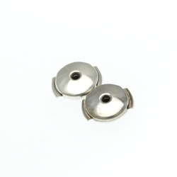 Hermes Chaine D'Ancre No Stone Silver 925 Stud Earrings Silver