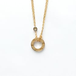 Cartier Love Circle Necklace B7224509 Pink Gold (18K) Diamond Men,Women Fashion Pendant Necklace Carat/0.03 (Pink Gold)