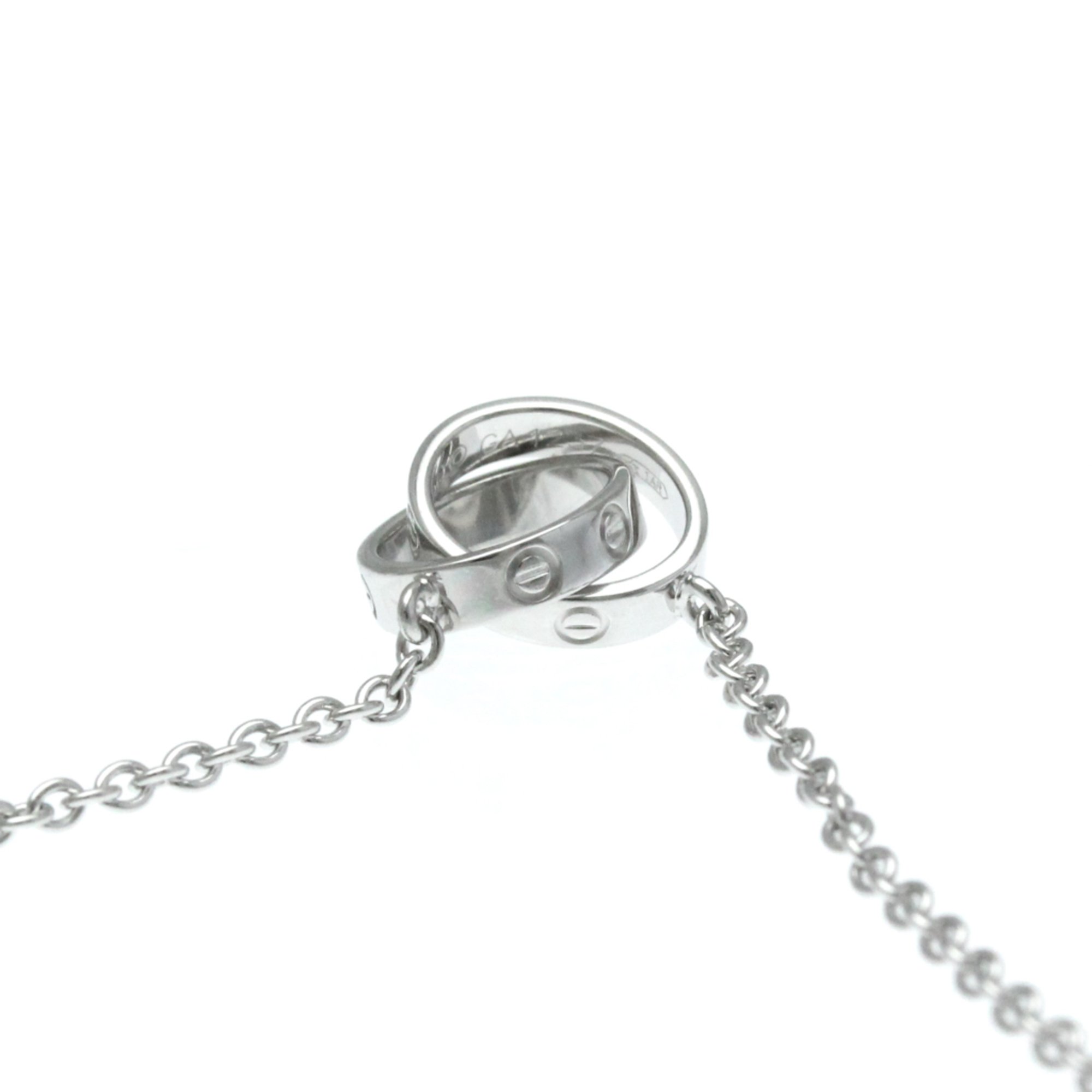 Cartier Love B7212500 White Gold (18K) No Stone Men,Women Fashion Pendant Necklace (Silver)