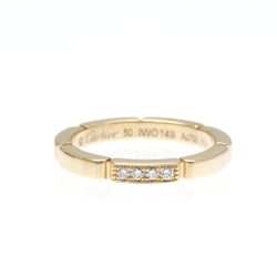 Cartier Maillon Panthere 4P Diamond Ring Pink Gold (18K) Fashion Diamond Band Ring Pink Gold